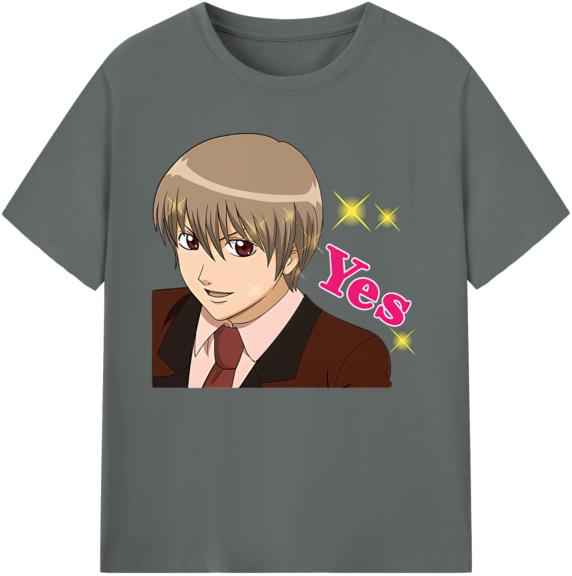 （画像用） ぎんたま 坂田銀時（さかたぎんとき） 神楽 志村新八（しむら しんぱち） GINTAMA Sakata Gintoki Kagura Shimura Shinpachi 綿100％ メンズ半袖Tシャツ｜肌触りやわらか＆通気性